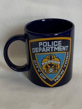 New! NYPD Coffee or Tea Mug! New York Police Department! Never Used!